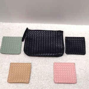 Cosmetic Makeup Bag and Mini Makeup Bags Bundle of 5